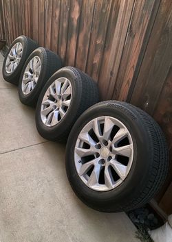 20” wheels and tires good condition