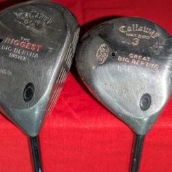 •Biggest Big Bertha Driver, Great Big Bertha 
3 Wood w Headcovers