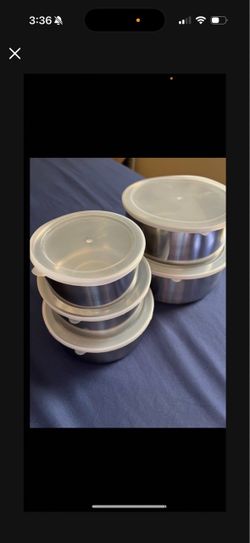 $35 5 Stainless Steel Containers