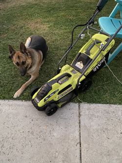 RYOBI Electric Corded Lawnmower!! Only $65