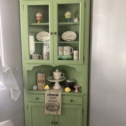 Vintage Corner Glass Shelf Price Is Firm 