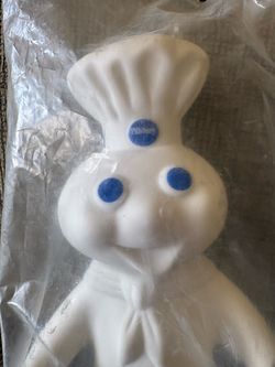 1971 Vintage Pillsbury Doughboy 7” Rubber Vinyl Doll