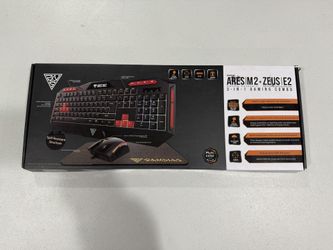 Gamdias Ares M2 + Zeus E2 Keyboard Mouse NEW