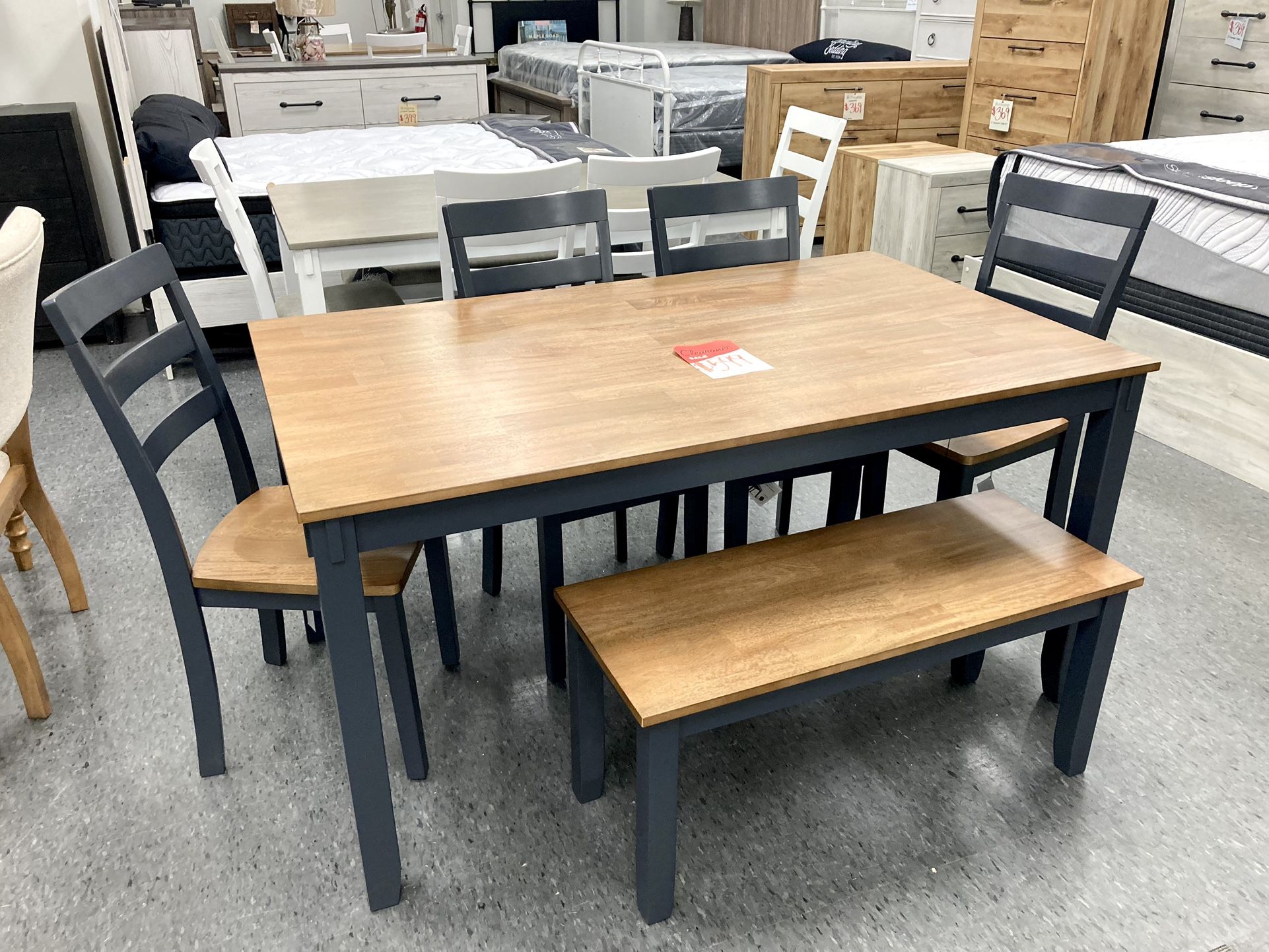 New Table / 4 Chairs / Bench