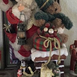 Porcelain Ceramic Santas