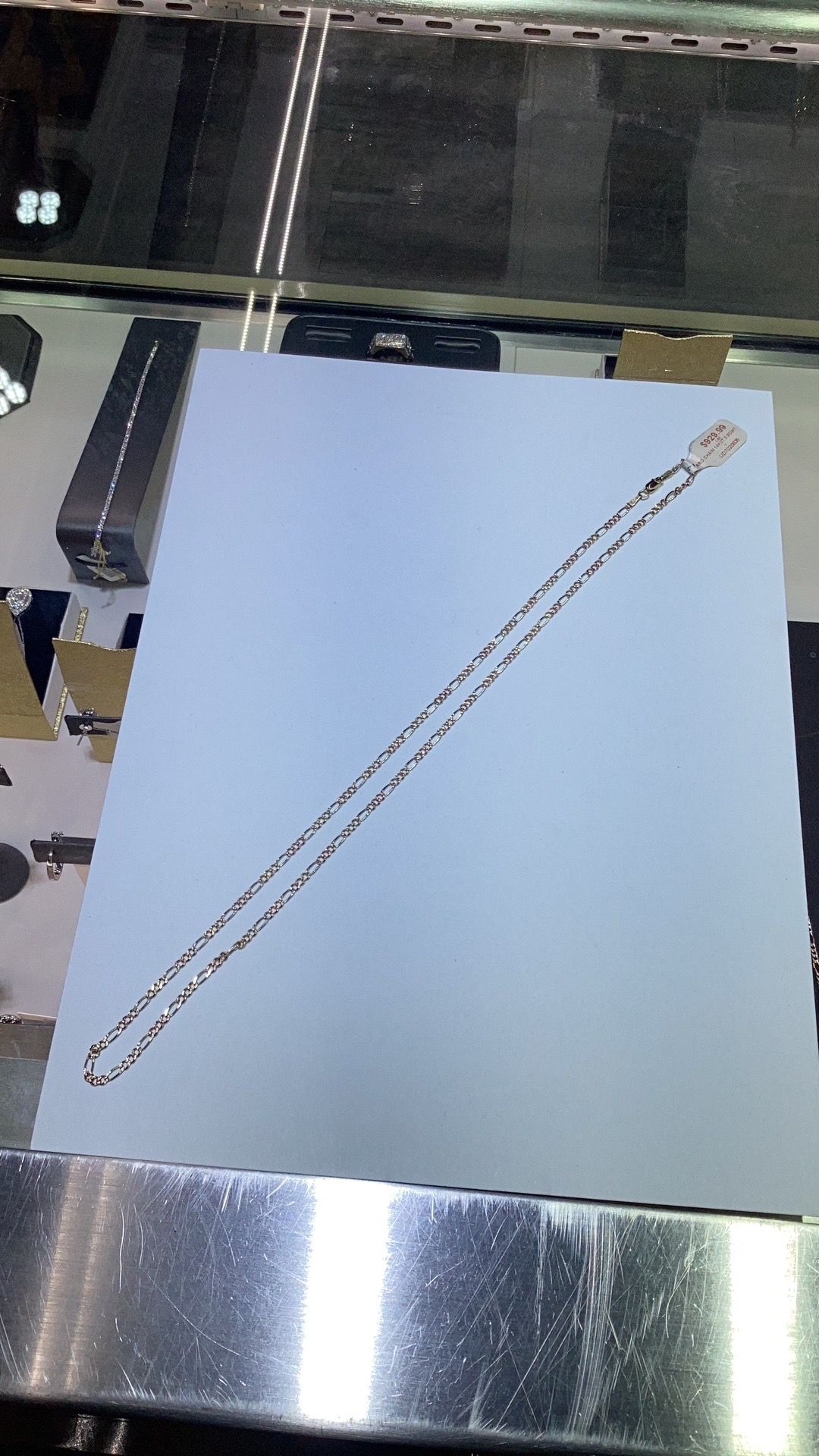 14kt figaro chain 6grams 22” long