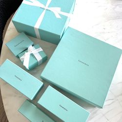 Original Tiffany Empty Boxes (6 Total)
