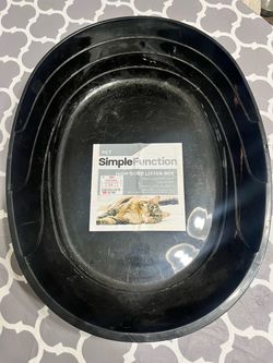 SimpleFunction High-Sided Cat Litter Box – $5