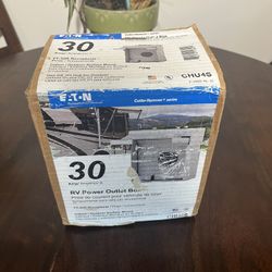 New Sealed In Box EATON RV Power Outlet Box