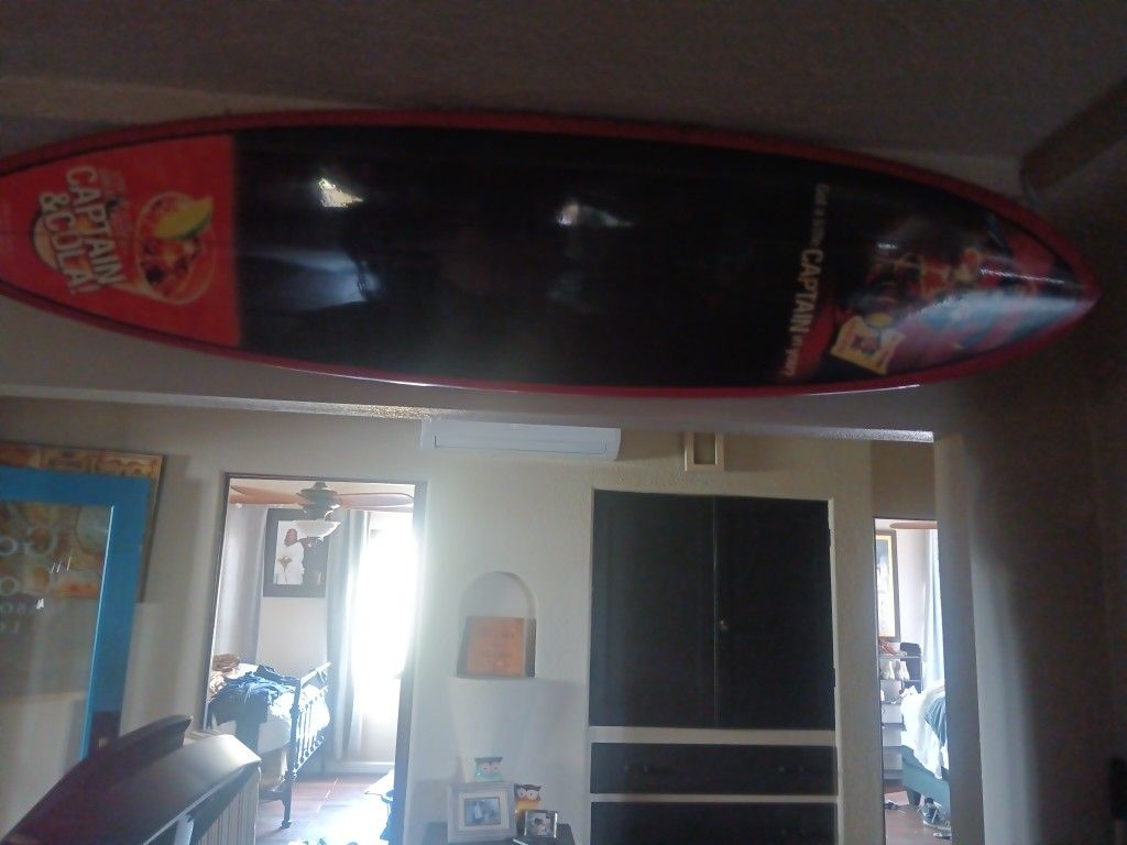 Hard To Find Runs Around $ 800.00 7 " Captain Morgan Surfboard 