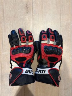 Ducati motorcycle gloves