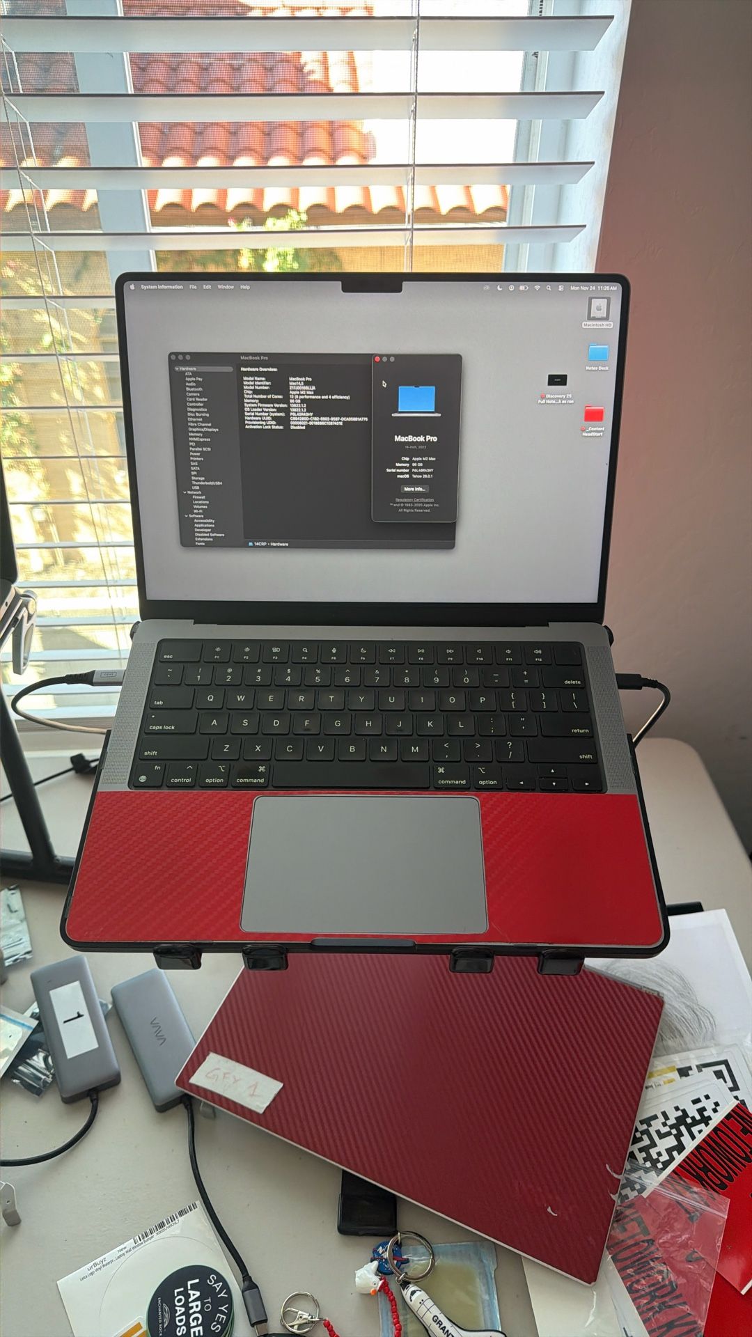 14” M2 Max Mac Book Pro 4tb HD 96 Gb Ram