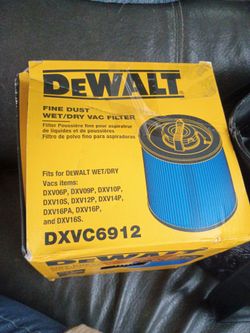 DeWalt DXVC6912 fine dust wet and dry filter