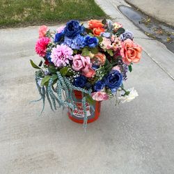 A Bunch Of Fake Flowers