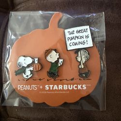 Starbucks Snoopy Enamel Pin Set