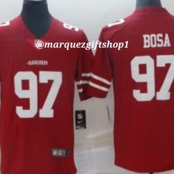 Men's Bosa SF 49ers Jersey (4XL)