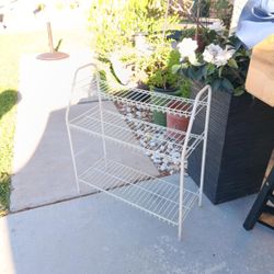 3 Tiered Metal Storage Shelf