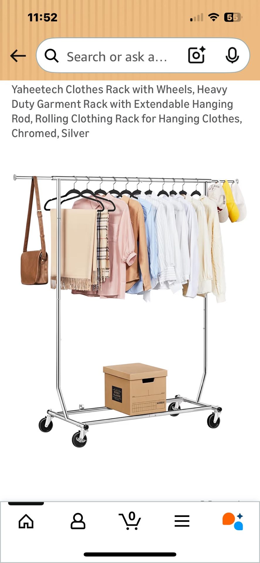 Clothes Rack New Without Box