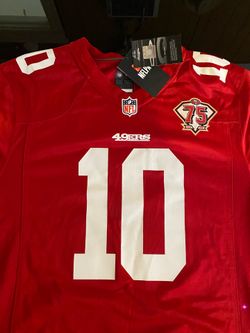 49ers jersey size large men