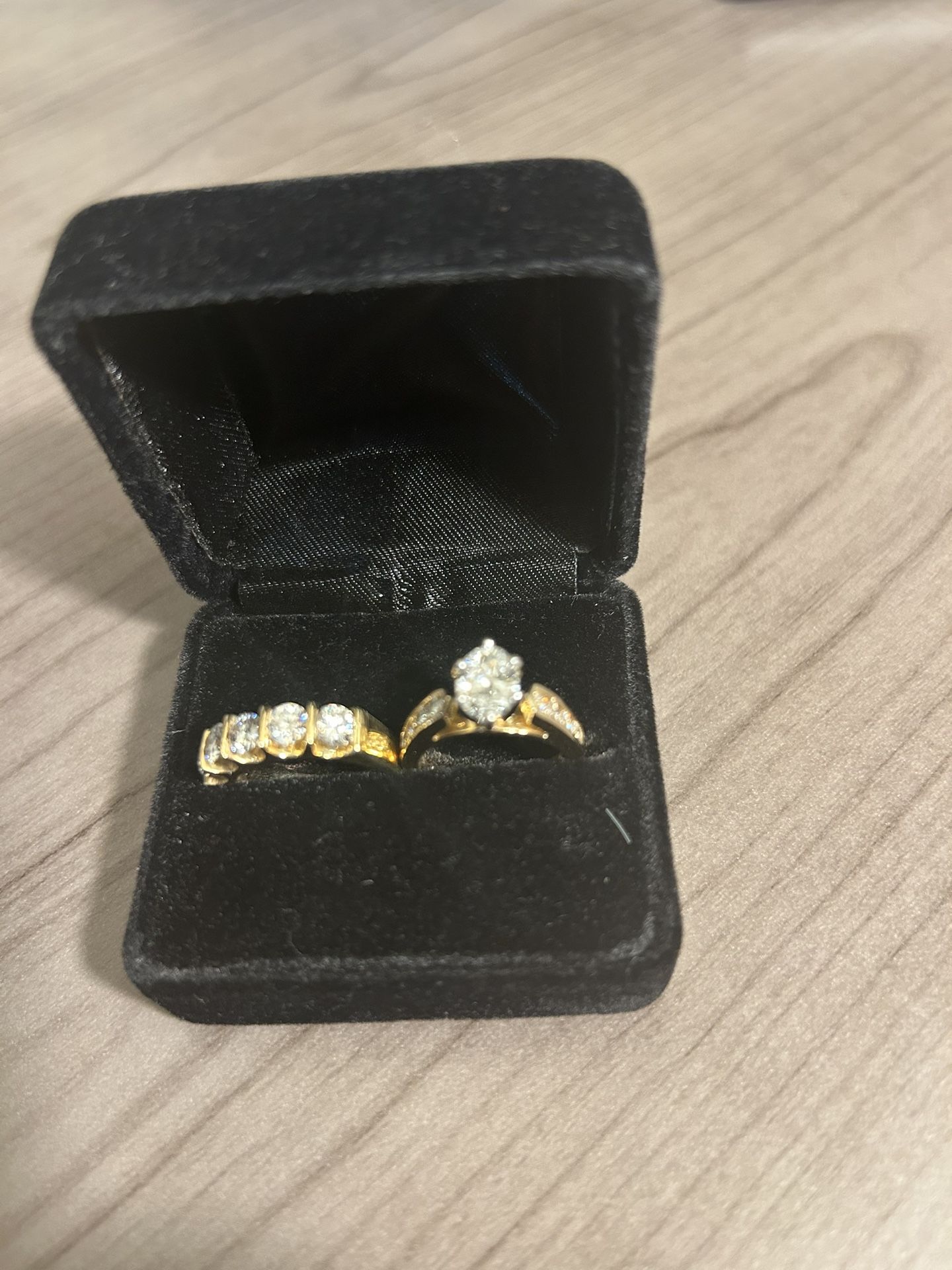 Size 5.5 Engagement/Wedding Ring set