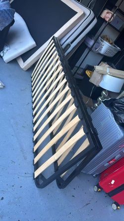 Full size mattress 40 dollars, free bed rack, bed support