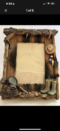 Fishing -Cabing Pictures Frame 3D Design