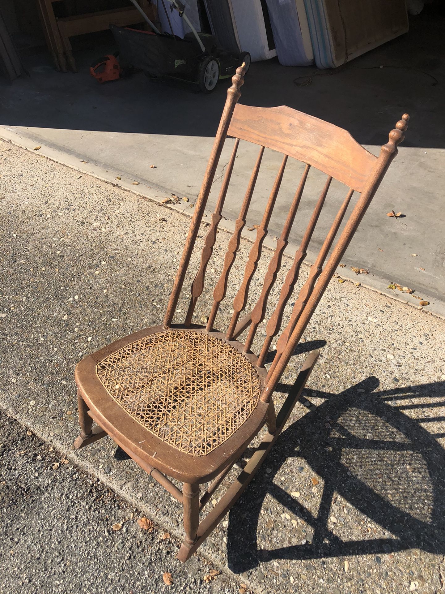 Cane rocker