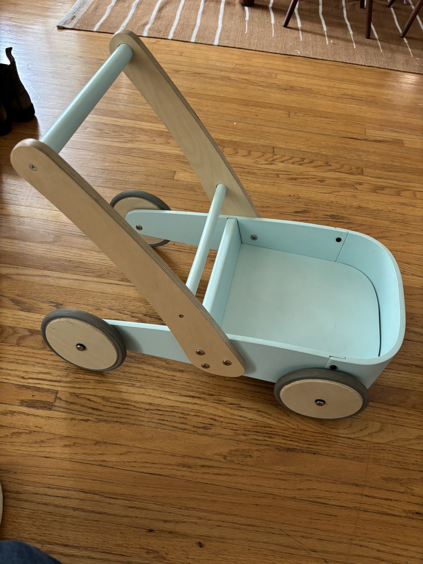 Coco Village Light Blue Baby Walker