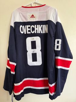 Alex Ovechkin signed Washington Capitals Adidas autographed jersey COA XXL 18-1