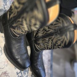 ARIAT Black Leather Men's Boots 