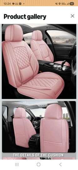Pink cover seats - Like new $80