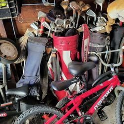 Golf Clubs, Bags, Balls 