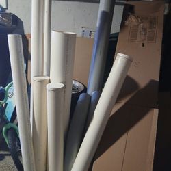 Various PVC Pipes, All Different Sizes & 90 Degree Bends $30-$60 Picked Up