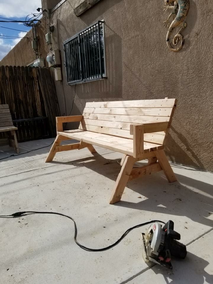 Outdoor bench