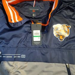 TOMMY HILFIGER Chicago Bears Jacket Large