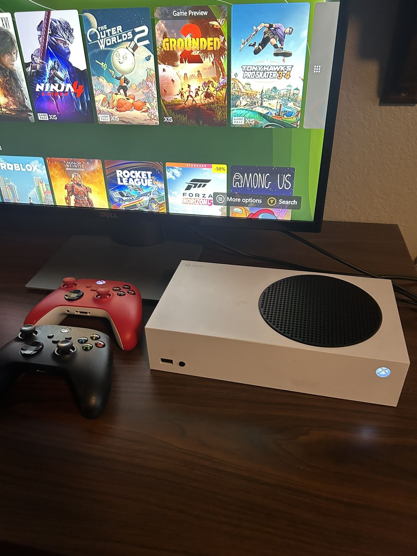 Xbox Series S 512gb Dell Monitor