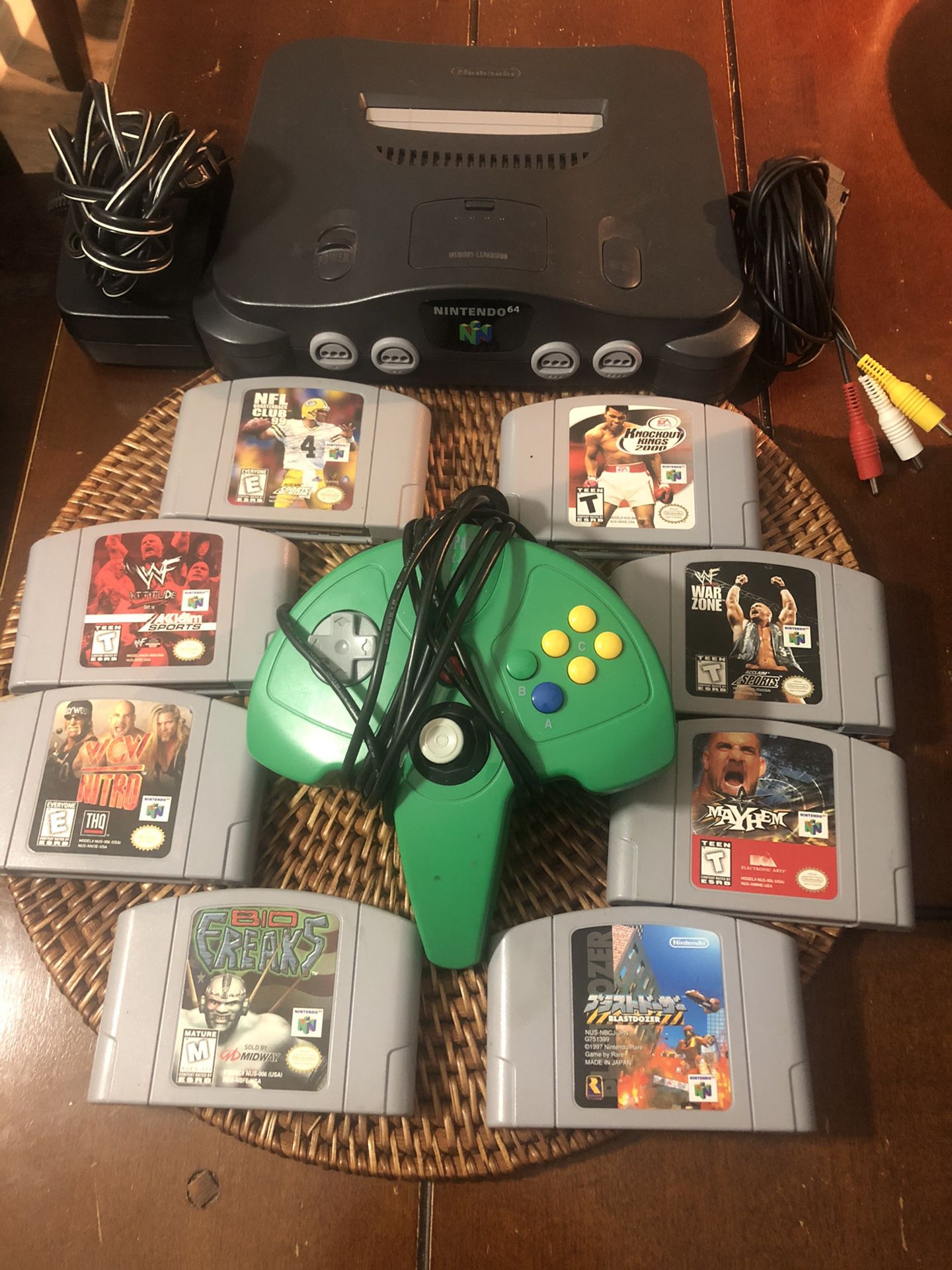 NINTENDO 64 AND GAMES