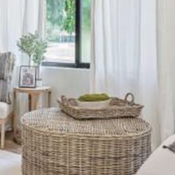 Wicker 36” Coffee Table From boutique Shop ! 