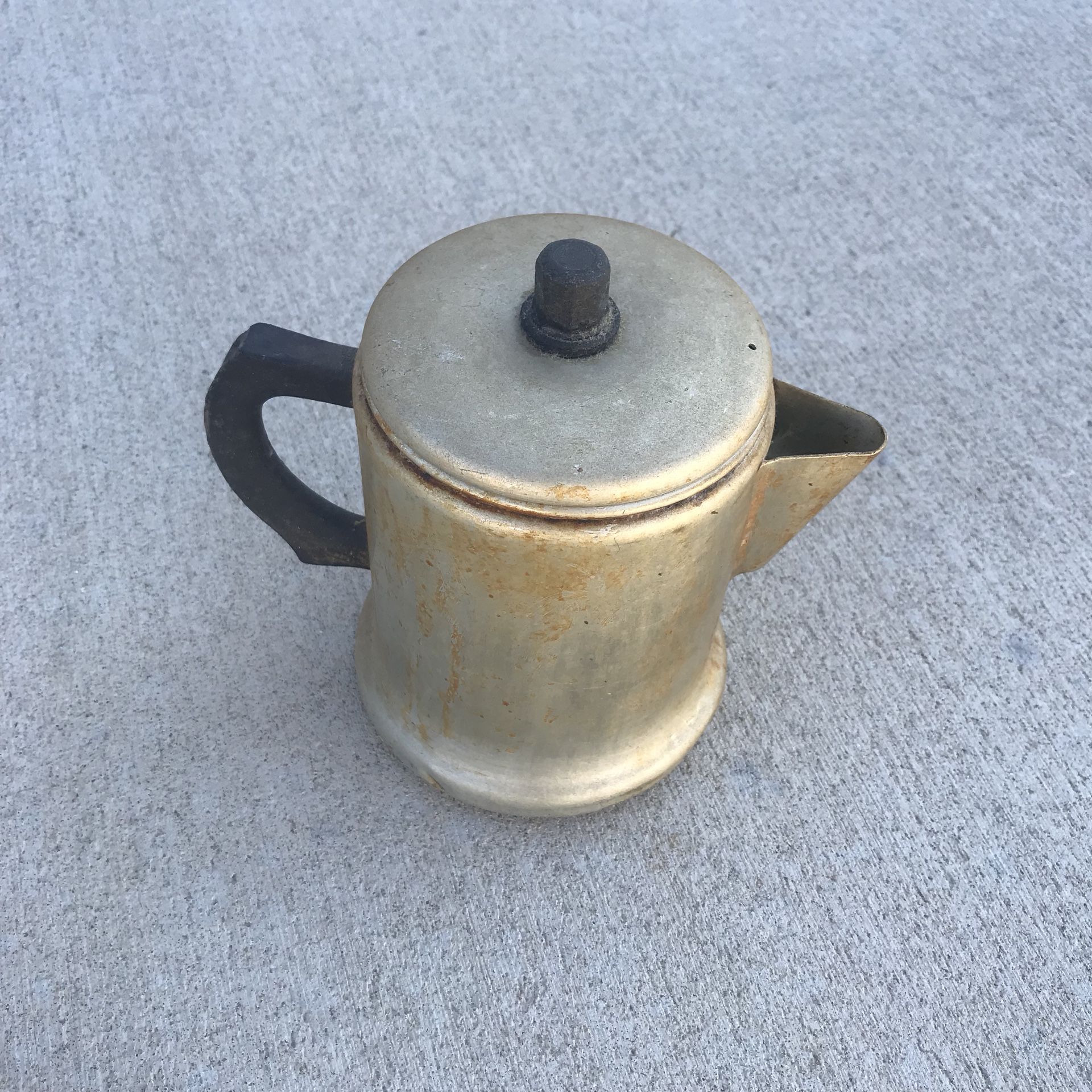 Vintage Aluminum Coffee Pot