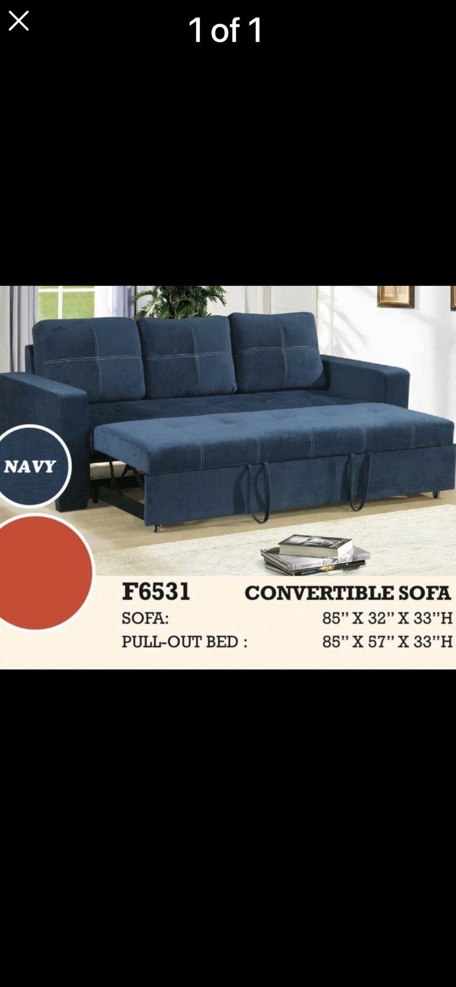 Sofa Bed, Lofka 3 in 1 Convertible Couch Bed with Storage Armrest  Sofa Bed