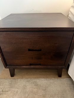 2 Crate and Barrel Nightstands