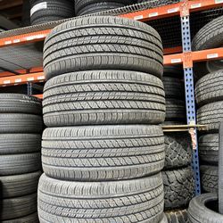 FREE DELIVERY 2U 4x Continental All Season tires 255/45R19 Tesla model Y tires 99.9% TREAD