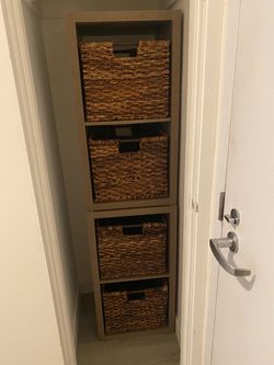 Storage Cubes with Baskets - $65
