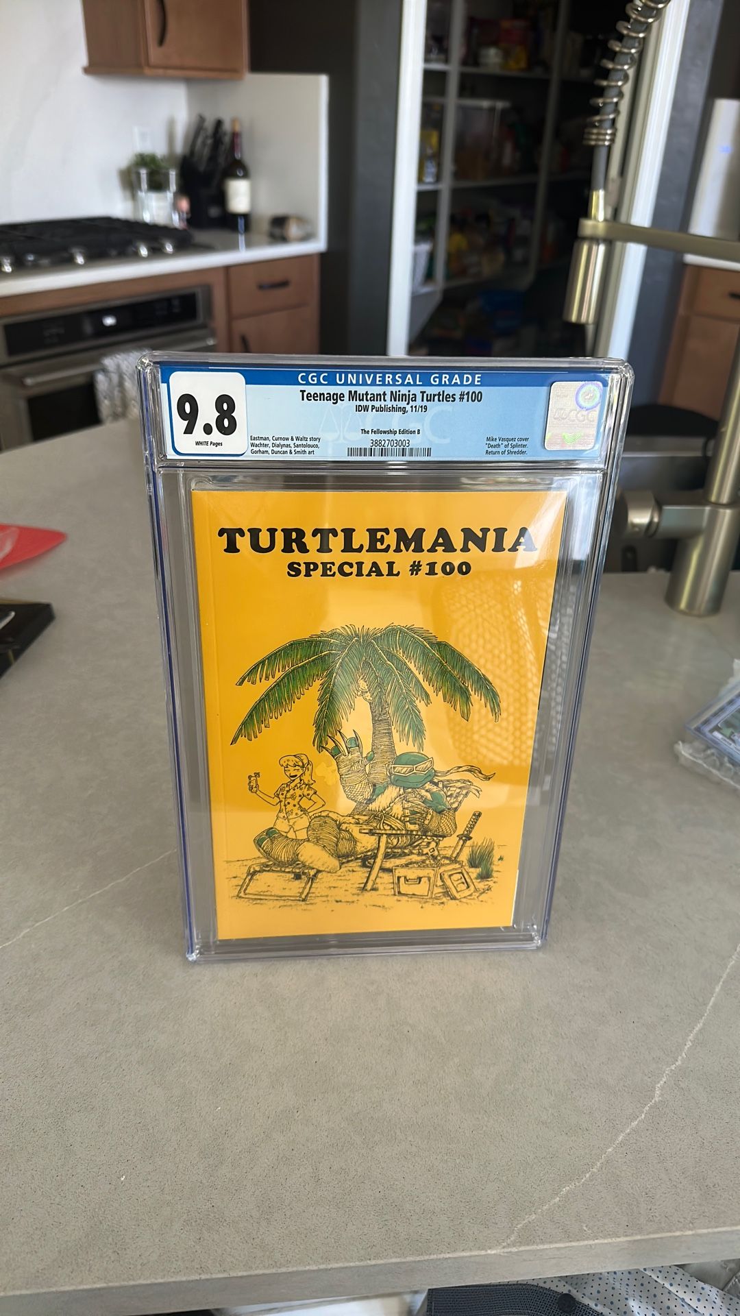 Teenage Mutant Ninja Turtles #100 Turtlemania /10 9.8 CGC Only Ten Made!!