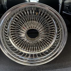 Set of 14”s wire wheels 