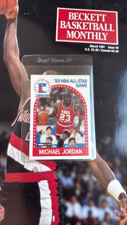 Michael Jordan 1989 all star game card Chicago bulls