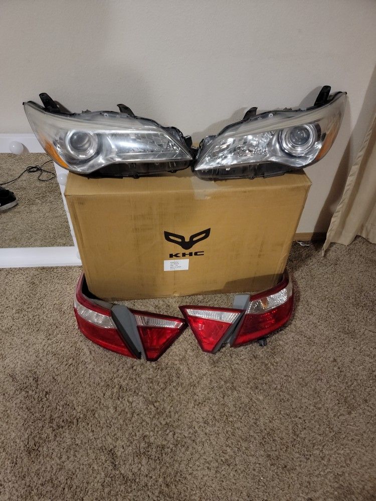 Headlights and tail lights for Toyota Camry 2015,16,17