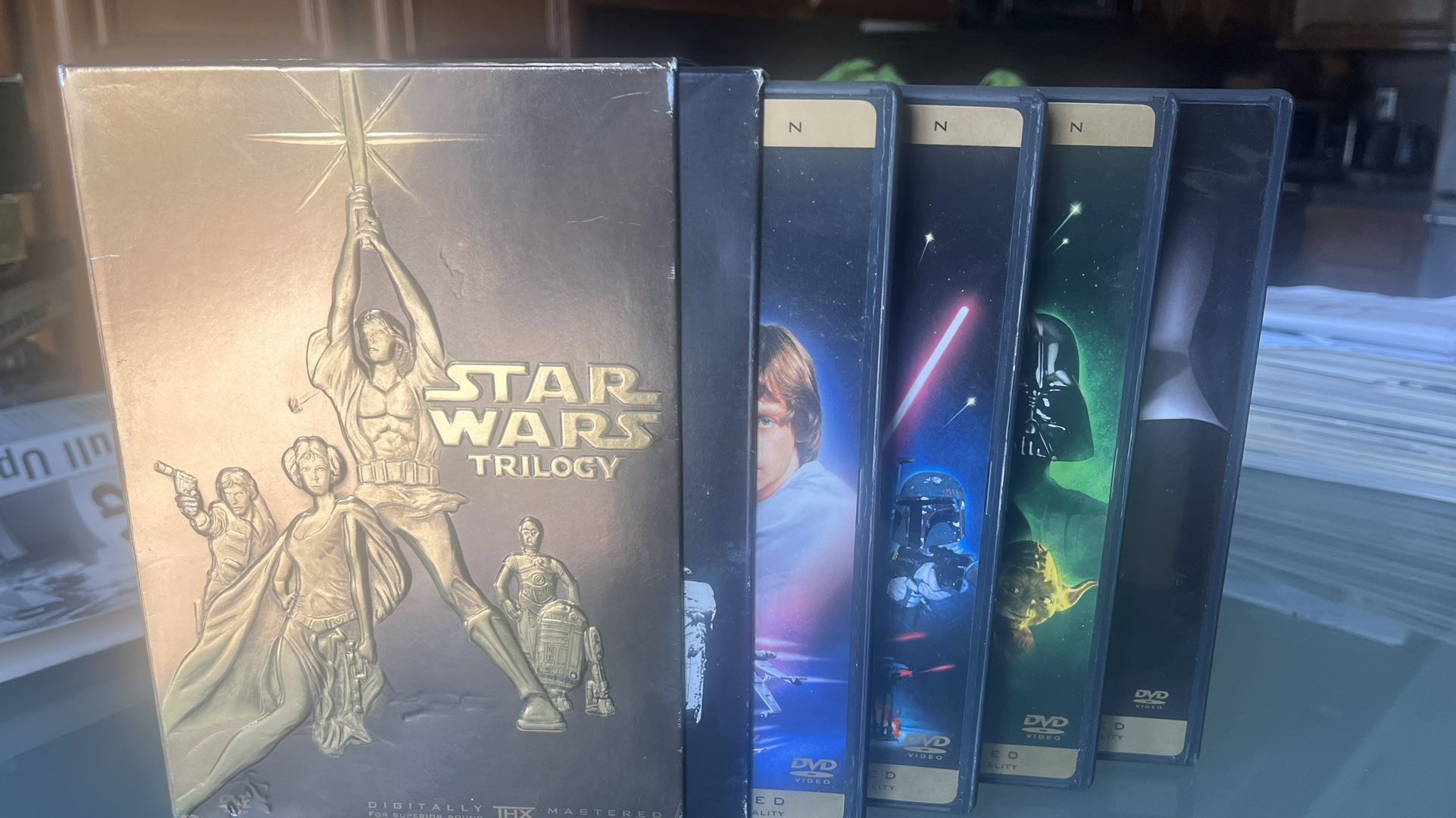 Star Wars Trilogy DVD set full screen