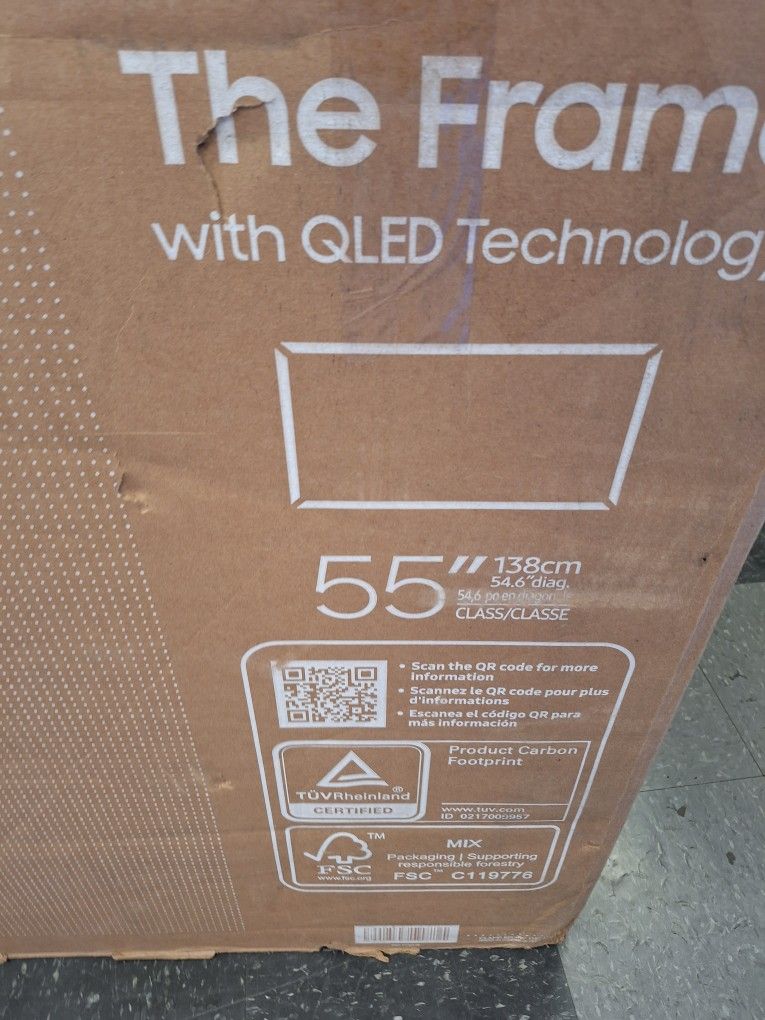 SAMSUNG 55"INCH THE FRAME TV LS03F QLED 4K