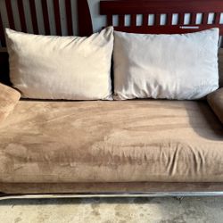 Sofa Bed in Warm Spring Brown